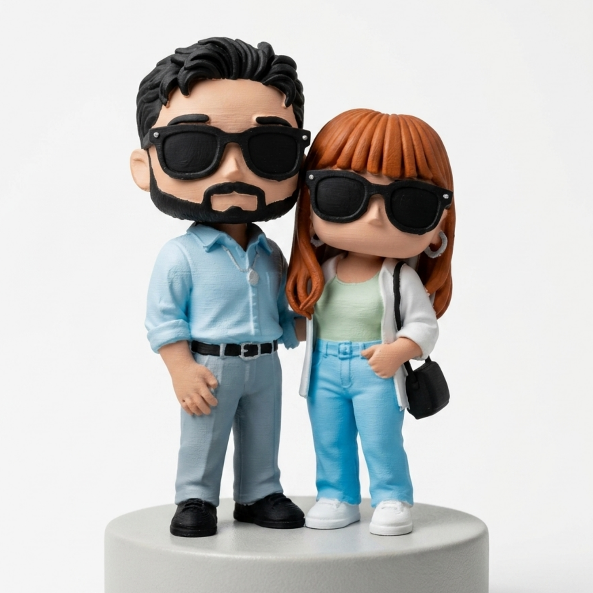 Kişiye Özel Çift Pofi Pop Figür